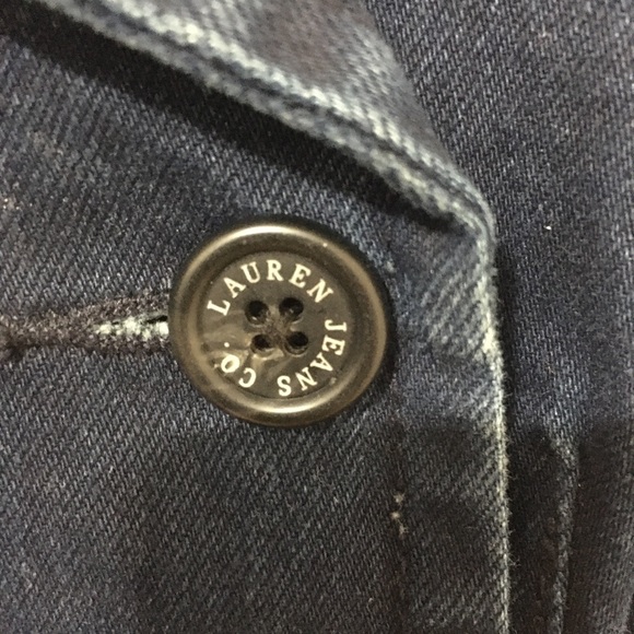 Lauren Jeans Co Denim Double Breasted Jacket - Picture 7 of 8